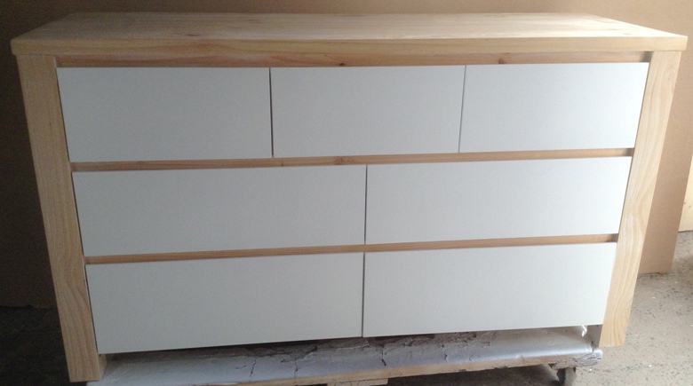Chest, Jackie, 1500, 7 drawer, 2 TONE